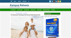 Desktop Screenshot of kampusrahasia.com